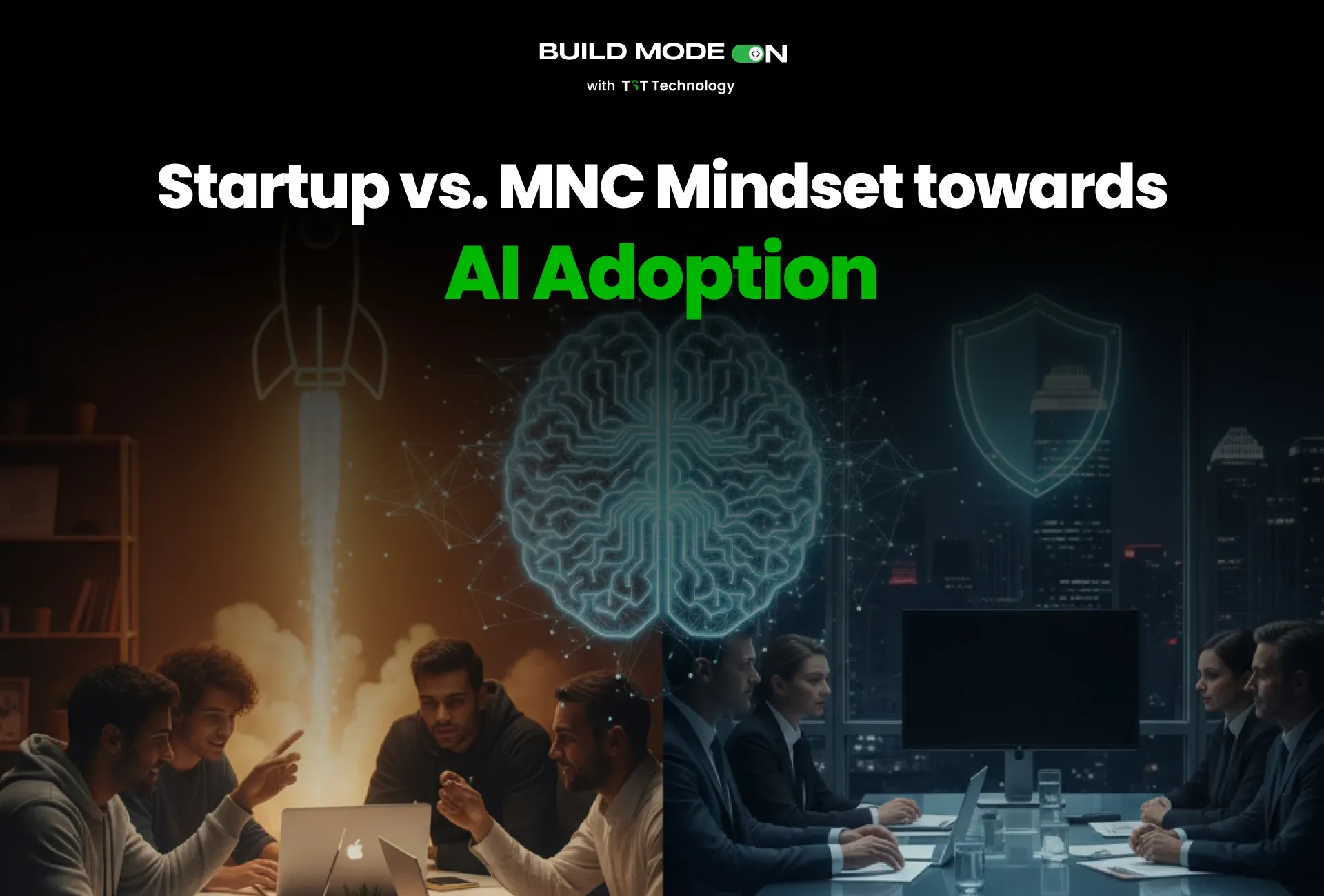 Startup vs. MNC Mindset towards AI Adoption
