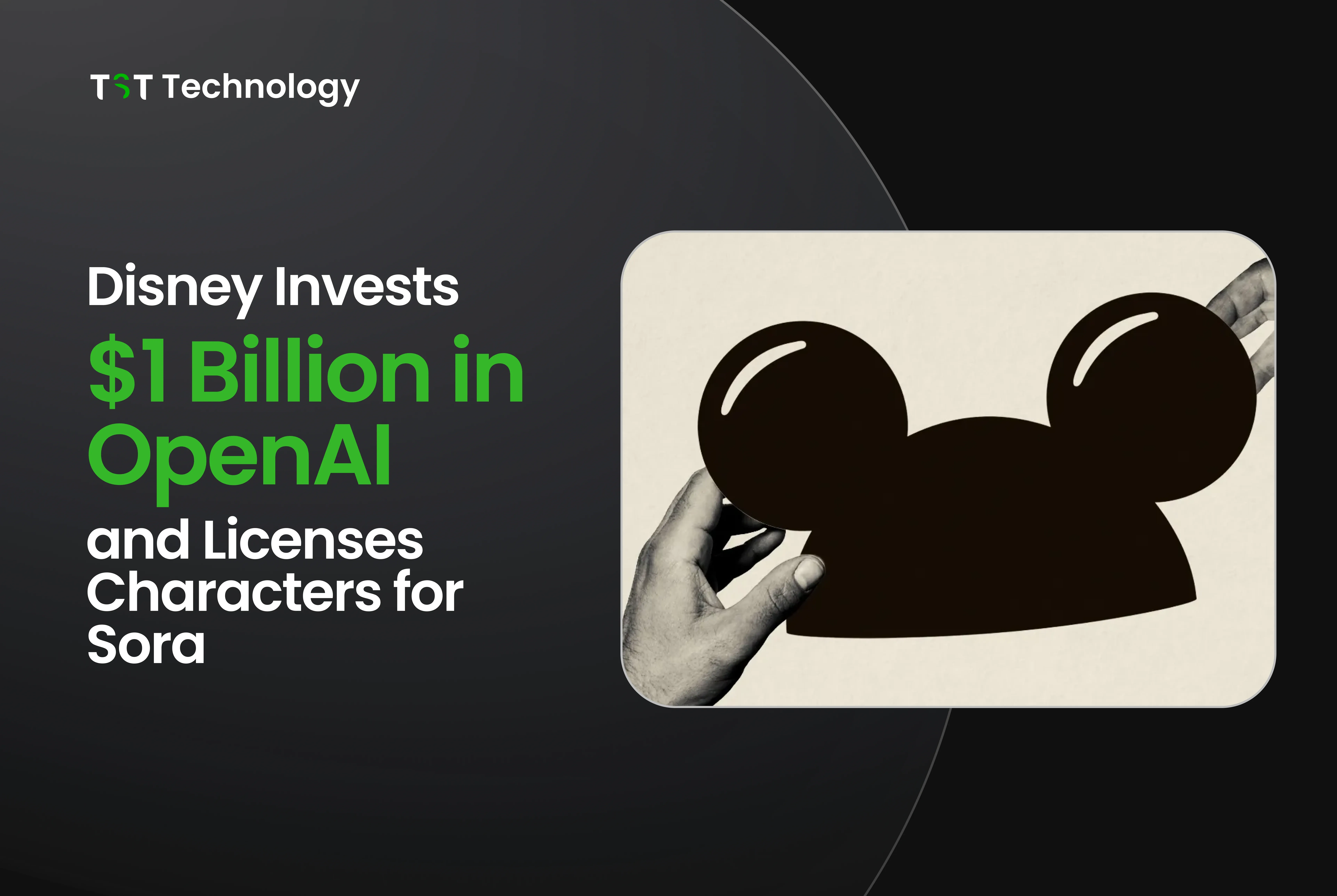 Disney Invests $1 Billion in OpenAI and Licenses Characters for Sora