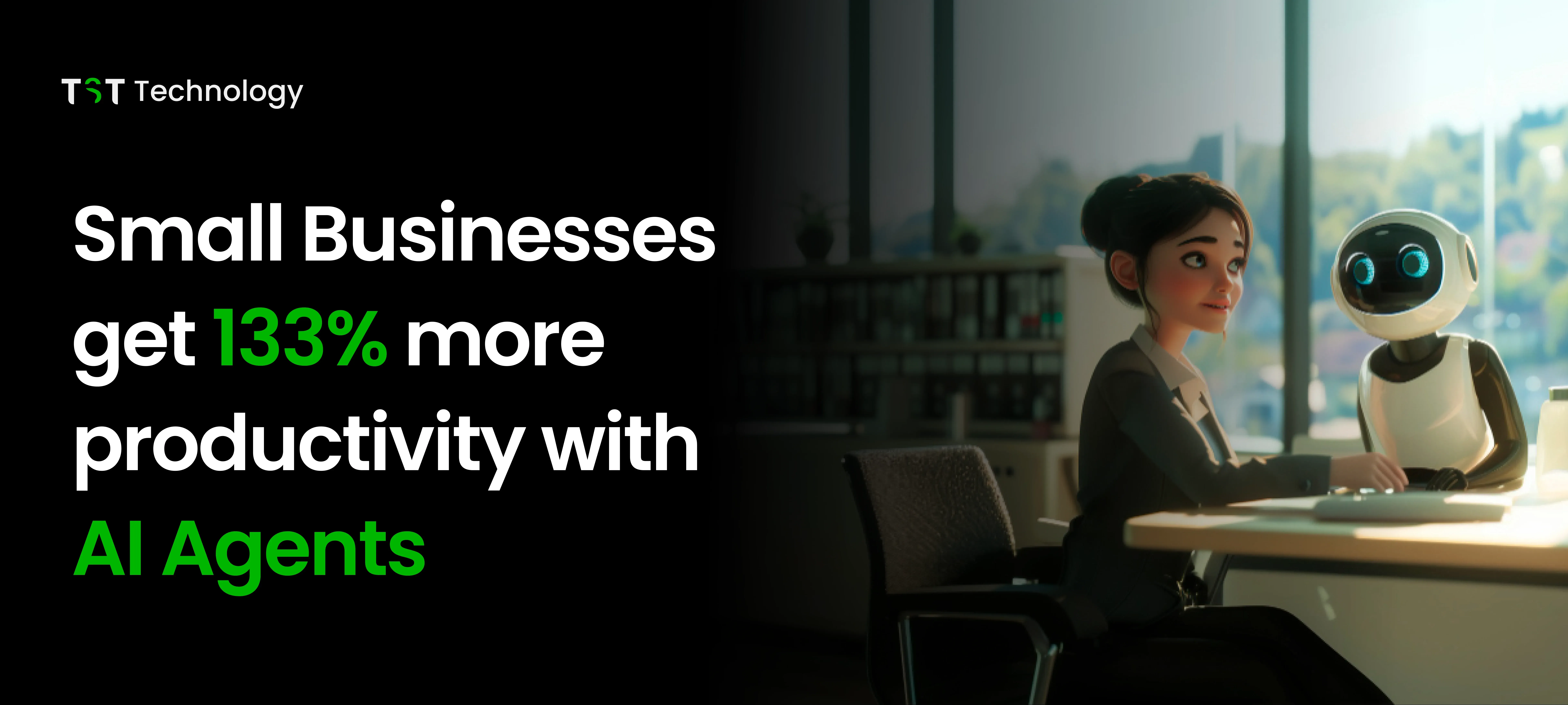 Small Businesses get more productivity with AI Agents