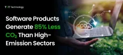 Software Products Generate 85% Less CO₂ Than High-Emission Sectors